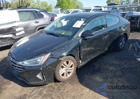 2019 Hyundai Elantra Sel from USA, damaged, VIN 5NPD84LF5KH456311